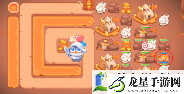保衛(wèi)蘿卜4餓龍傳說第24關(guān)攻略