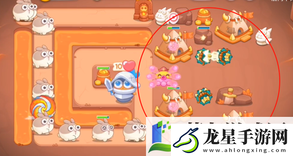 保衛(wèi)蘿卜4餓龍傳說第24關(guān)攻略
