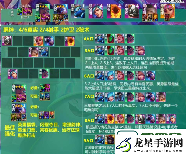 云頂之弈s10真實(shí)賽娜陣容怎么玩