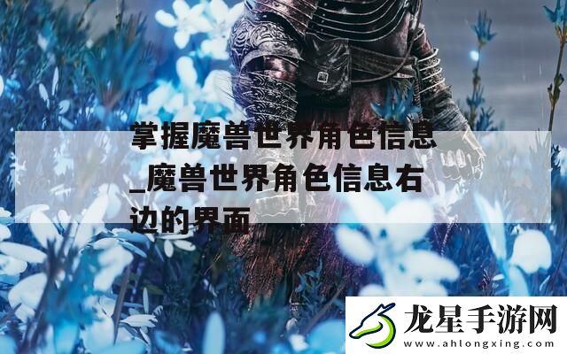 掌握魔獸世界角色信息